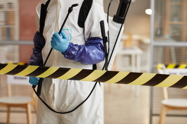 Professional Blood Cleanup technician working in Stoughton, WI